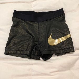 Nike Pro Gold Shorts